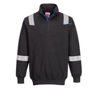 Portwest FR710 Sweat résistant à la flamme WX3 Noir - Taille XXL