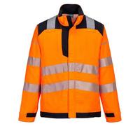 Portwest FR722 Veste de travail Modaflame PW3 HV Orange/Noir - Taille XS