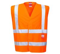 Portwest FR75 Gilet HV Résistant à la flamme Orange - Taille S/M