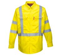 Portwest FR95 Bizflame 88/12 Chemise ignifugée FR de sécurité Yellow Taille M