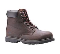 Portwest FW17 Steelite Botte de sécurité à lacets cousue sur cadre SB HRO Brown T. 39