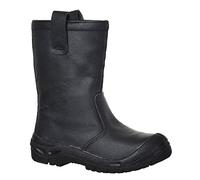 Portwest FW29 Bottes Rigger Steelite avec Coque de Protection Noir, 38