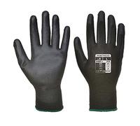 Portwest Gant enduit paume Polyuréthane - Carton (480 paires), Couleur: Noir, Taille: XXL, A129BKRXXL