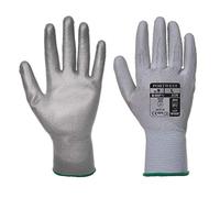 Portwest Gant enduit PU, Couleur: Gris, Taille: L, A120GRRL