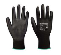 Portwest Gant enduit PU, Couleur: Noir, Taille: XL, A120BKRXL
