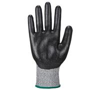 Portwest Gant Mousse nitrile anticoupure, enduit 3/4, Couleur: Noir, Taille: XL, A621BKRXL