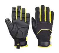 PORTWEST Gant résistant aux aiguilles Noir/jaune M - Taille 8 - Gants de travail