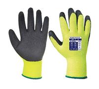 Portwest Gants A140 Thermiques enduits latex anti-froid Jaune Taille M
