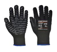 Gants Anti Vibration Portwest Noir 9
