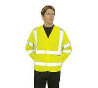 Portwest - Gilet 2 Bandes et Baudrier Manches Longues HV - C473 Taille:L-XL