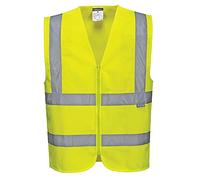 Gilet haute visibilité zippé Portwest Classe 2 Jaune 3XL