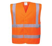 Gilet haute visibilité Portwest baudrier double ceinture Orange 6XL - 7XL