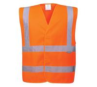Portwest Gilet haute visibilité C470ORRL/XL – Baudrier double ceinture Orange L/XL