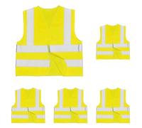 Portwest Gilet Hi-Vis Enfants, Couleur: Jaune, Taille: M, JN14YERM (Lot de 5)
