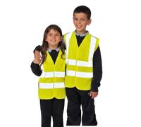 Portwest JN14 Gilet Hi-Vis Enfants 4 bandes Jaune - Taille S