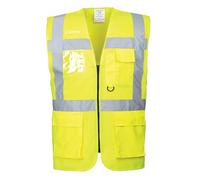 Portwest Gilet Hi-Vis Executive - Berlin, Couleur: Jaune, Taille: S, S476YERS