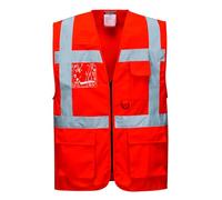 Gilet Haute Visibilité Executive-Berlin Portwest Rouge S