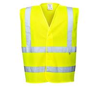 Portwest FR75 Gilet HV Résistant à la flamme Jaune - Taille 4X/5X