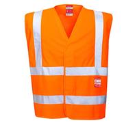 Portwest Gilet HV Résistant à la flamme, Couleur: Orange, Taille: L/XL, FR75ORRL/XL