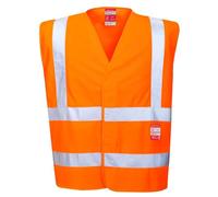 Portwest FR75 Gilet HV Résistant à la flamme Orange - Taille S/M