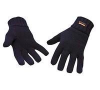 Portwest GL13 Gant Tissu de Point Doublure Isolante Insulatex Isolant Hiver | Marine, Taille unique, Résistant à L'usure, Manchette Tricotée, Thermique, Acrylique, Durable