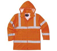 Portwest H440 Veste De Pluie Hi-Vis Imperméable Légère Pour Hommes Jaune, L