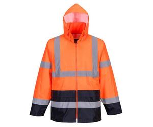 Portwest H443 Veste de pluie Hi-Vis bicolore Orange/Marine - Taille 4XL