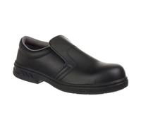 Portwest Homme Fw81 cuisinier boucher charcutier > chaussures de cuisine, Noir, 34 EU
