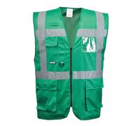 Portwest F476 Iona Gilet Executive Vert bouteille - Taille L