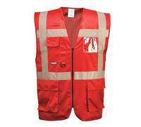 Portwest Gilet Iona F476 Executive Haute visibilité Rouge Taille L