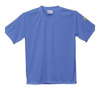 PORTWEST Lot de 12 T-Shirts antistatiques ESD Bleu Hamilton 3XL - Vêtements de travail