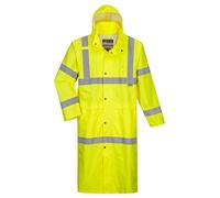 Portwest Manteau de pluie HiVis 122cm, Couleur: Jaune, Taille: XXXL, H445YERXXXL
