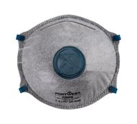 Portwest P223 Masque FFP2 à valve Charbon Dolomite (Pk10) Blanc