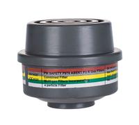 Portwest P970 Filtre combiné ABEK1P3 Raccordement à filetage spécial (Pk4) Gris