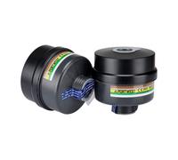 Portwest P976 ABEK2P3 Filtre combiné à filetage universel (Pk4) Noir