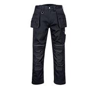 Portwest Pantalon Coton Holster PW3, Couleur: Noir, Taille: 41, PW347BKR41
