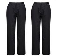 Portwest Pantalon Cuisine Femme Rachel, Couleur: Noir, Taille: L, C071BKRL