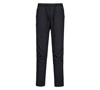 Portwest - Pantalon de Cuisine avec ceinture élastiquée Confortable et déperlant L - Noir