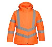 Parka D'hiver Haute Visibilité Pour Femme Couleur : Orange Taille Xs - Portwest
