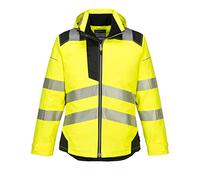 Parka Hv Pw3 Couleur : Jaune/noir Taille 5xl - Portwest