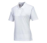 Portwest Polo Femme Naples, Couleur: Blanc, Taille: XXL, B209WHRXXL