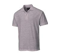 Portwest Polo Naples, Couleur: Gris Chiné, Taille: S, B210HGRS
