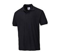 Polo de travail homme Portwest Naples - Noir XXXL
