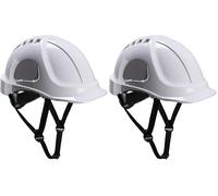 Portwest PS54 Endurance Casque de Sécurité Léger pour Construction Blanc (Lot de 2)