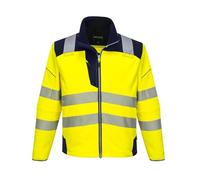 Portwest T402 Softshell Haute-Visibilité PW3 Jaune/Marine - Taille 4XL