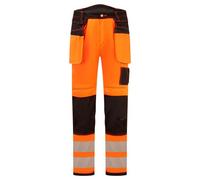 Portwest PW306 Pantalon PW3 Stretch Holster haute-visibilité Orange/Noir - Taille 40 - Standard
