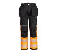 Portwest PW307 Pantalon Holster PW3 Hi-Vis Classe 1 Orange/Noir - Taille 48 - Standard