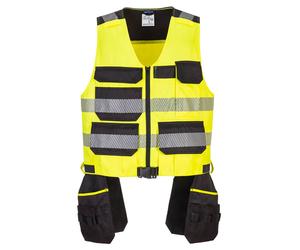 Portwest PW308 PW3 Classe 1 Gilet porte-outils Yellow/Black Taille M