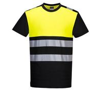 Portwest PW311 T-shirt PW3 haute visibilité classe 1 Noir/jaune - Taille S