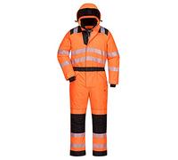 Portwest PW352 PW3 Hi-Vis Winteroverall Orange/Noir Gr. L
